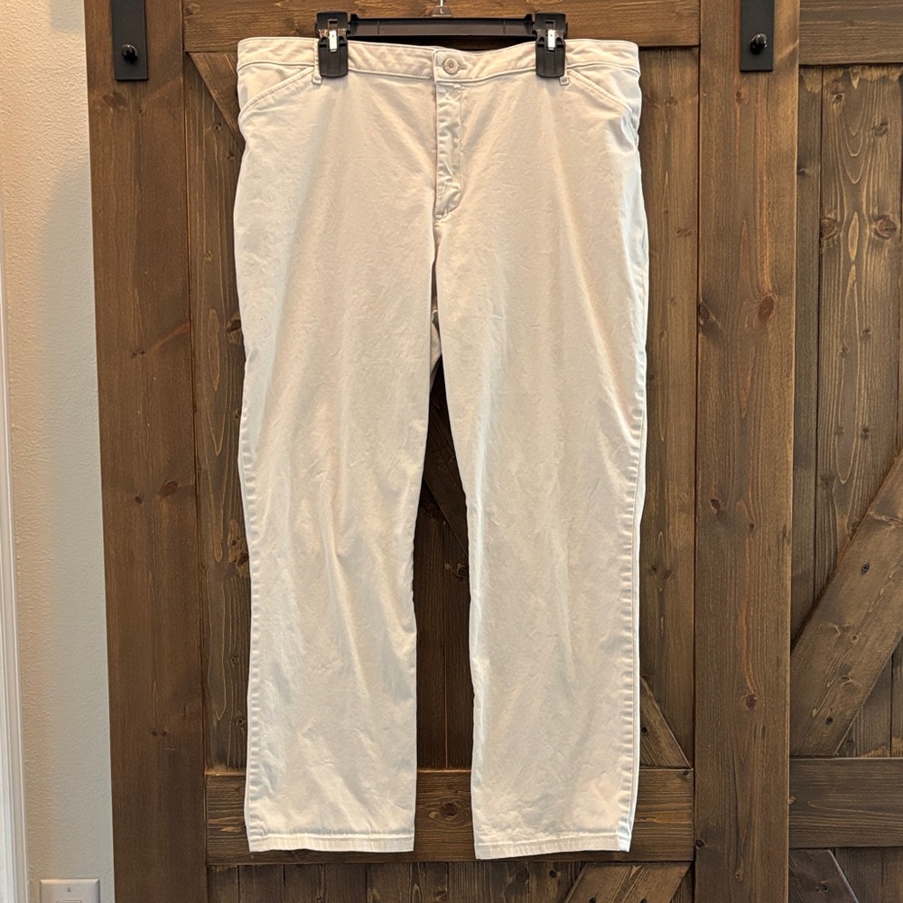 Lee Relaxed Fit Straight Leg Pants - Cream 18M